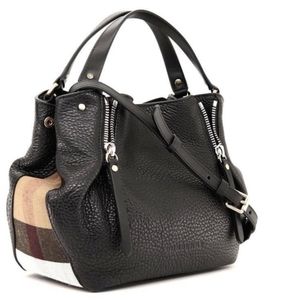 Burberry Maidstone Check Canvas Small Satchel